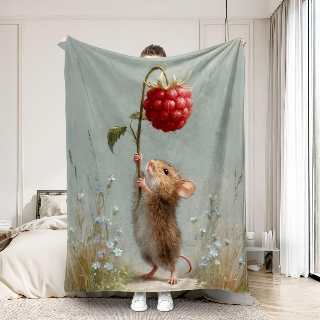 Plush Fleece Blanket Throw for - Baby Nursery In Hospital ulasan dan harga