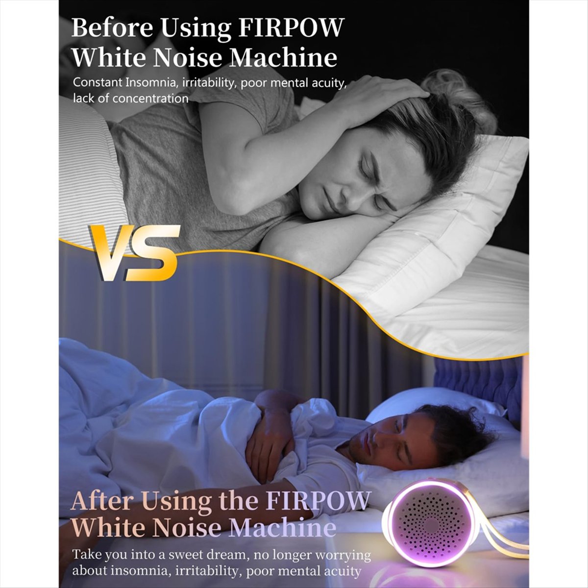 DTC5 White Noise Sound Machine - Baby Sound Machine White ulasan dan harga
