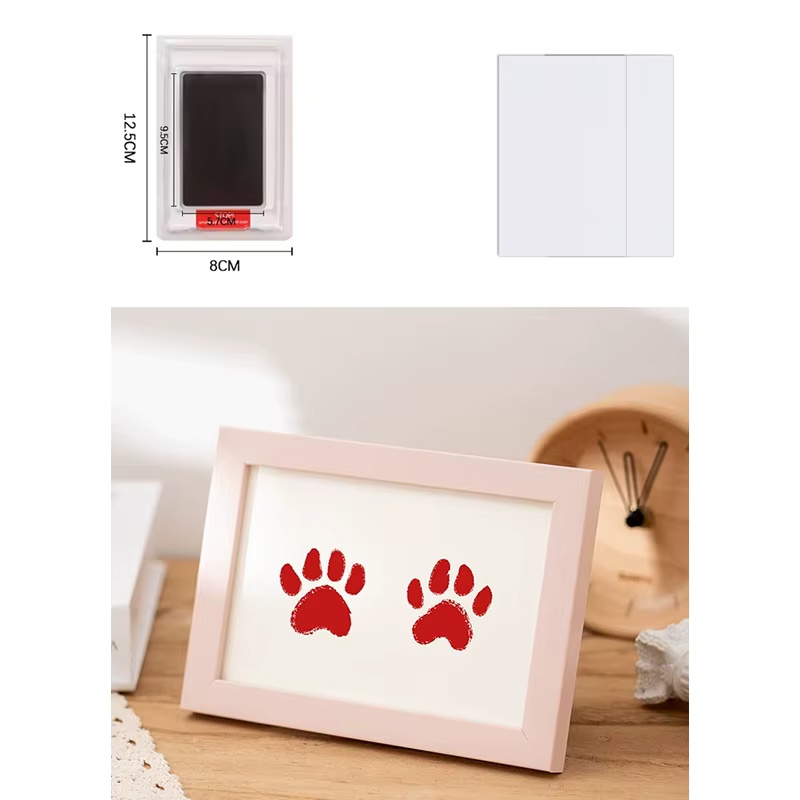 Safe Non-Toxic Pet Dog Cat Paw - Footprint Ink Kit ulasan dan harga