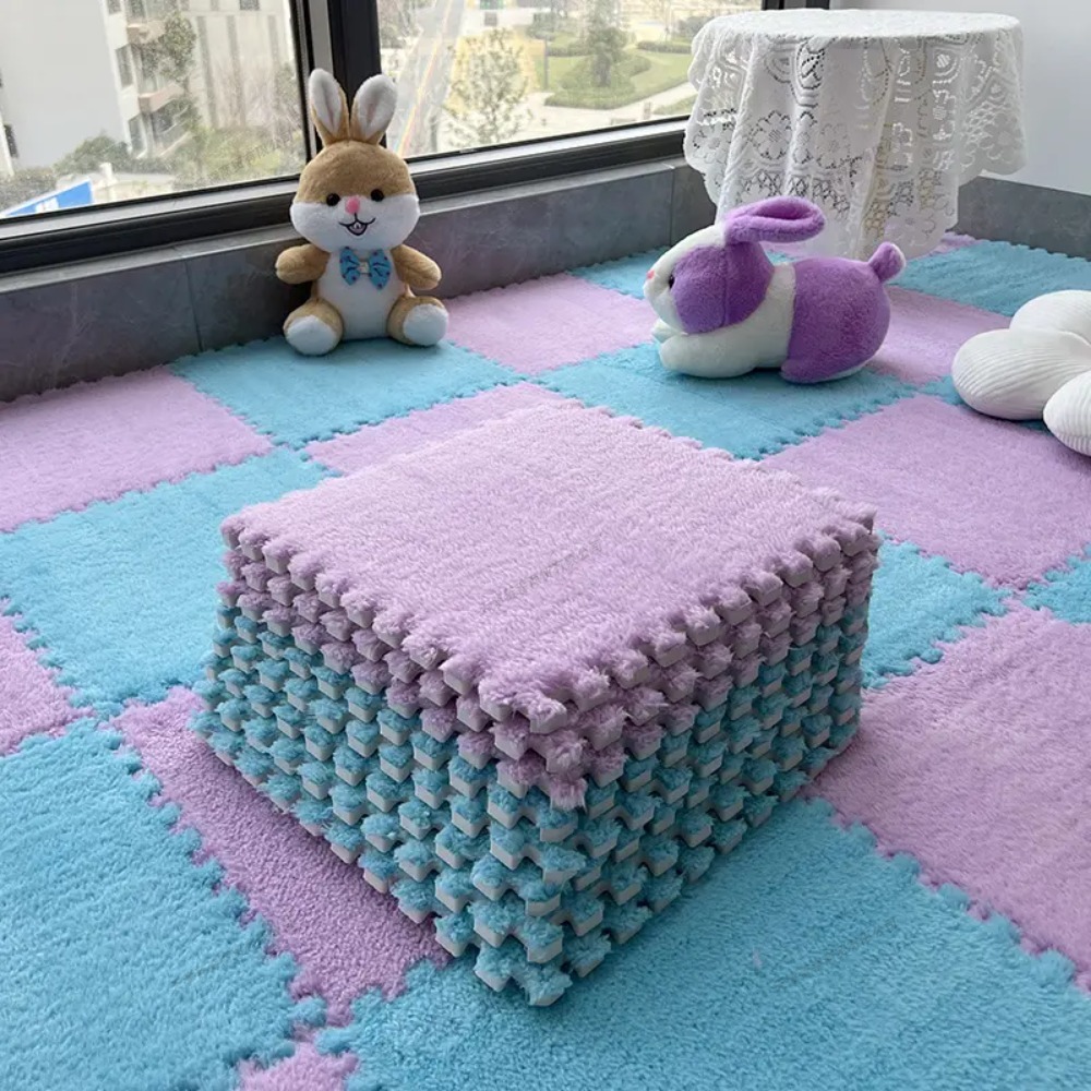 20Pcs Soft Plush Puzzle Floor  - Baby Nursery Music ulasan dan harga