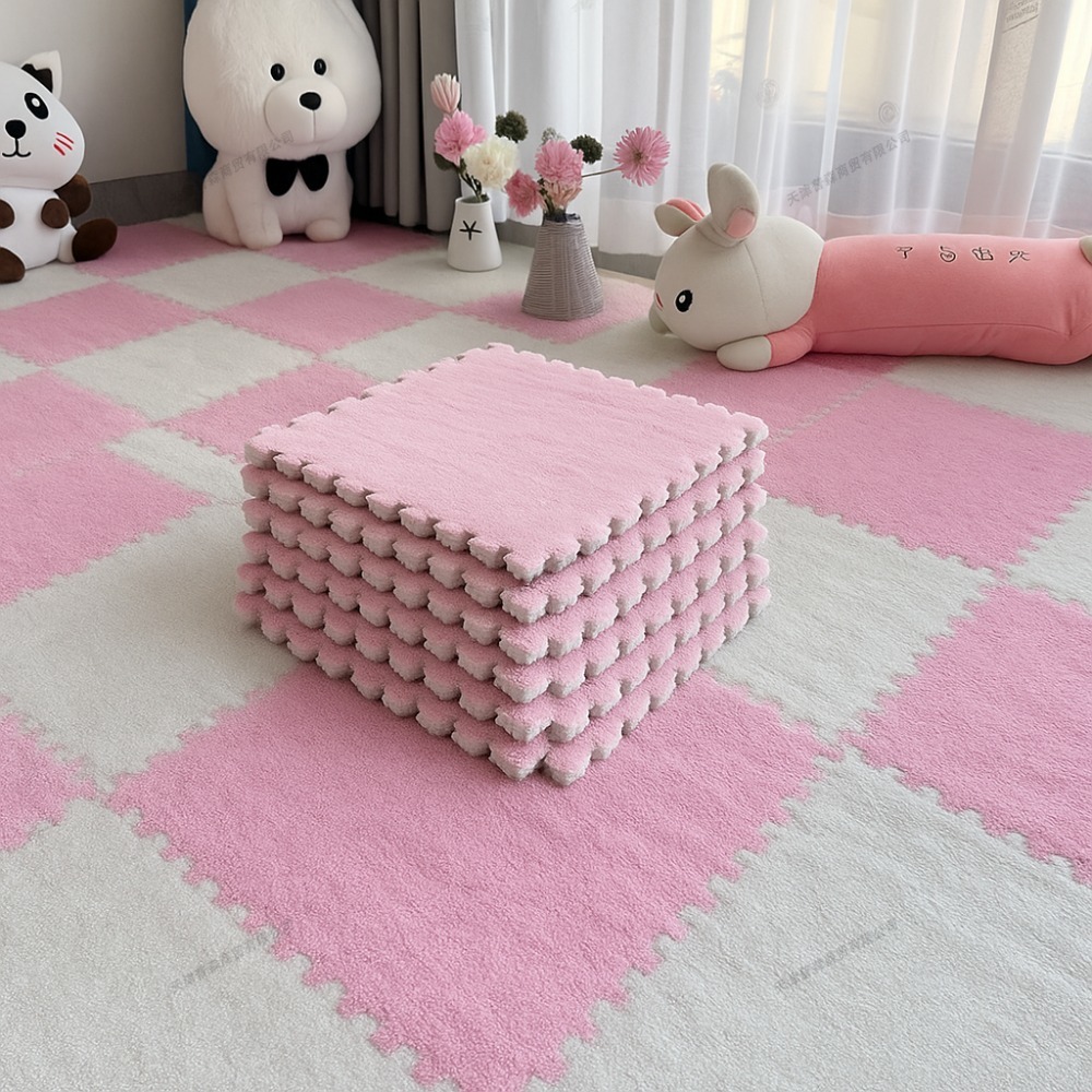 20Pcs Soft Plush Puzzle Floor  - Baby Nursery Music ulasan dan harga