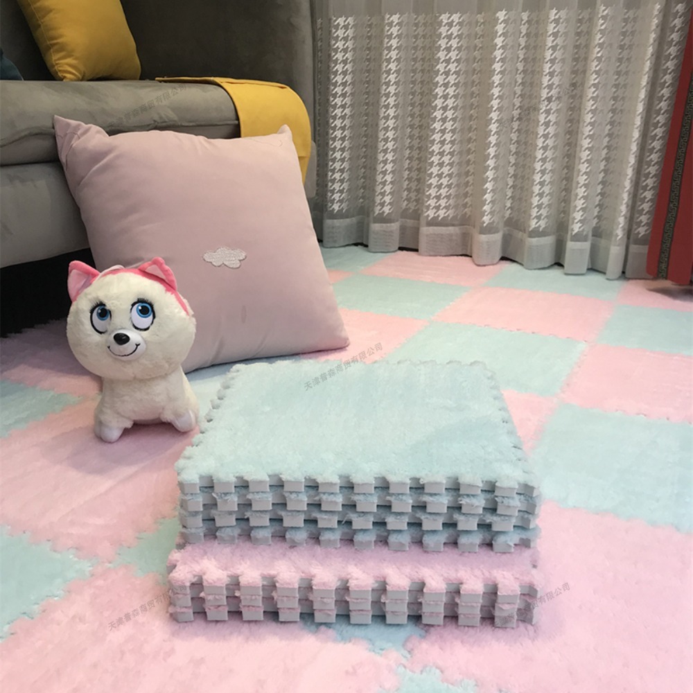 20Pcs Soft Plush Puzzle Floor  - Baby Nursery Music ulasan dan harga