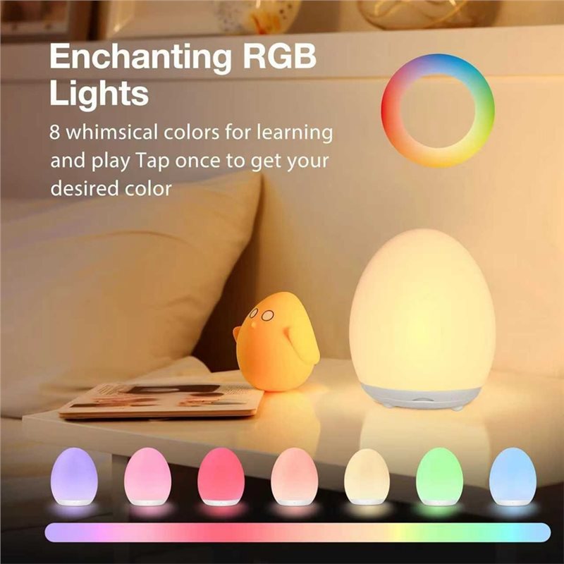 WORTHOWN-Egg Light Baby Night  - Baby Nursery Hours ulasan dan harga