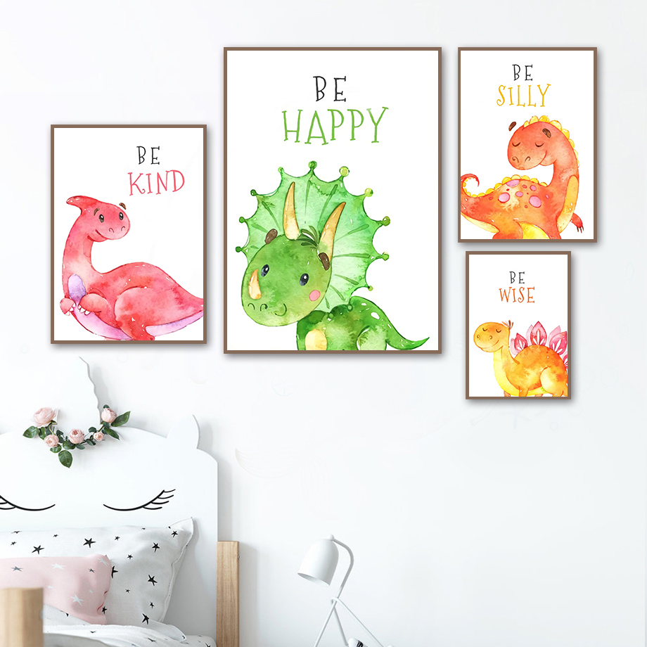 Cartoon Dinosaur Quotes Wall A - Baby Nursery Quotes Wall Art ulasan dan harga