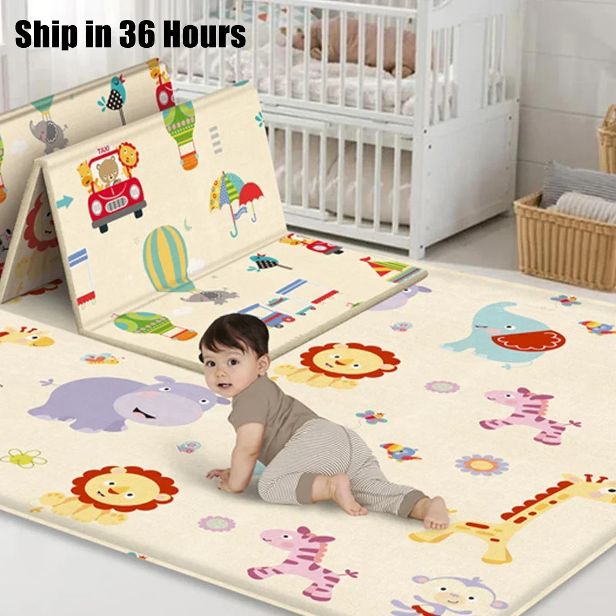Baby Play Mats Foldable Xpe Pu - Baby Nursery Music ulasan dan harga