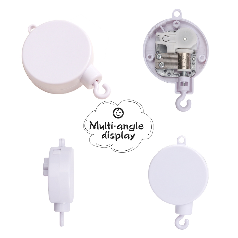 Crib Bell Rotary Music Box wit - Baby Nursery Music ulasan dan harga