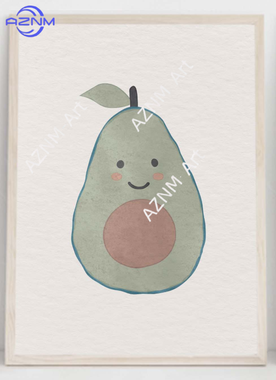 1PC/3PCS Avocado Apple Pear Pr - Baby Nursery Gender Neutral ulasan dan harga