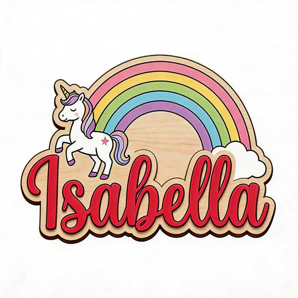 Unicorn & Pastel Rainbow Custo - Baby Nursery Room ulasan dan harga