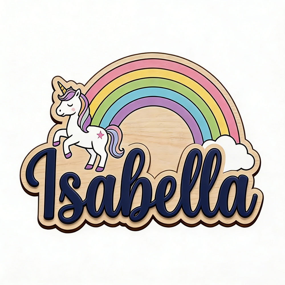 Unicorn & Pastel Rainbow Custo - Baby Nursery Room ulasan dan harga