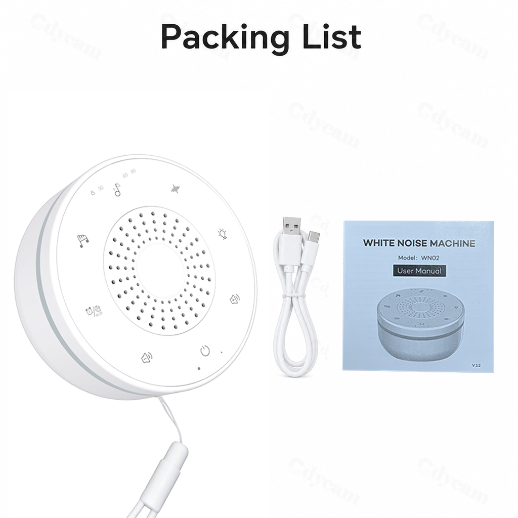 Baby White Noise Machine USB R - Baby Sound Machine White ulasan dan harga