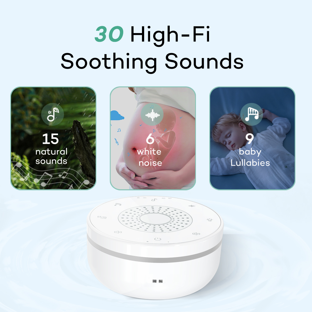 Baby White Noise Machine USB R - Baby Sound Machine White ulasan dan harga