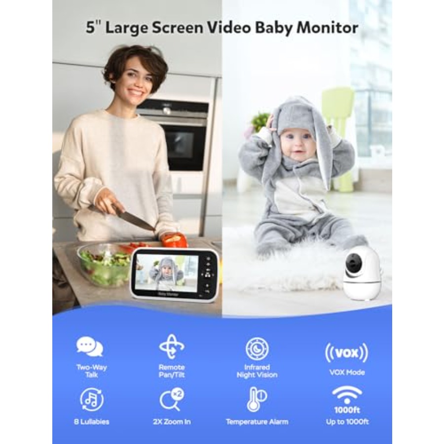 Baby monitor for nursery use,  - Baby Nursery Hours ulasan dan harga
