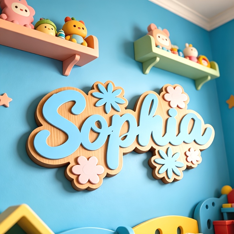 Personalized Floral Themed Nam - Baby Nursery Room ulasan dan harga