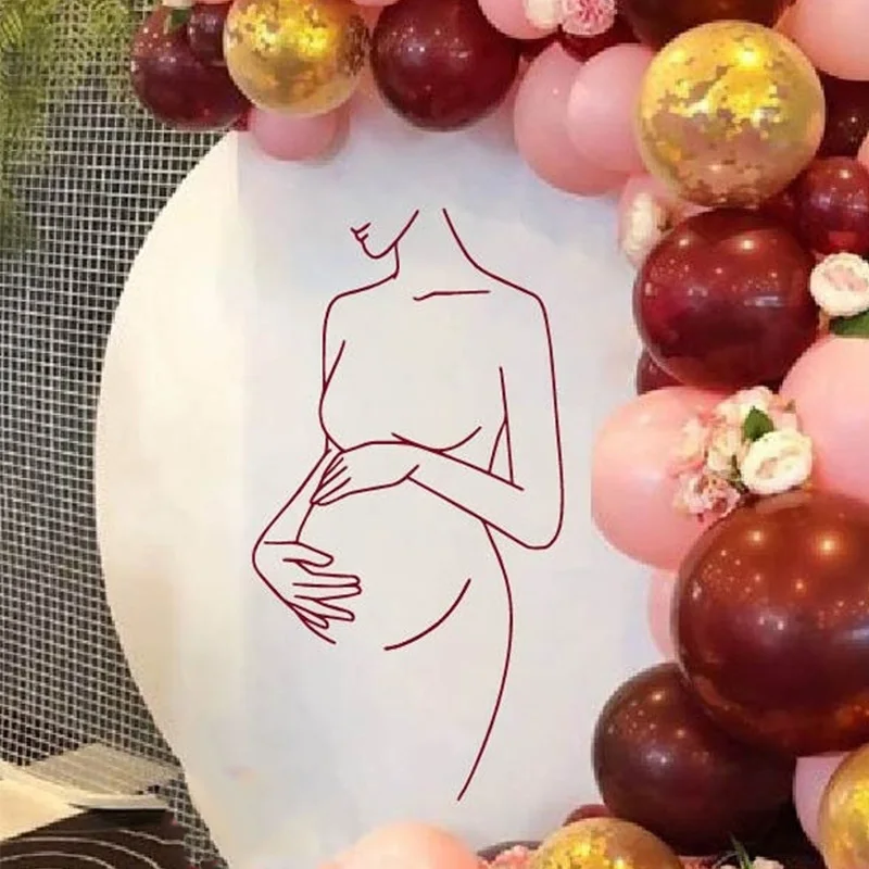 Pregnant Woman art, Gender Rev - Baby Nursery Gender Neutral ulasan dan harga