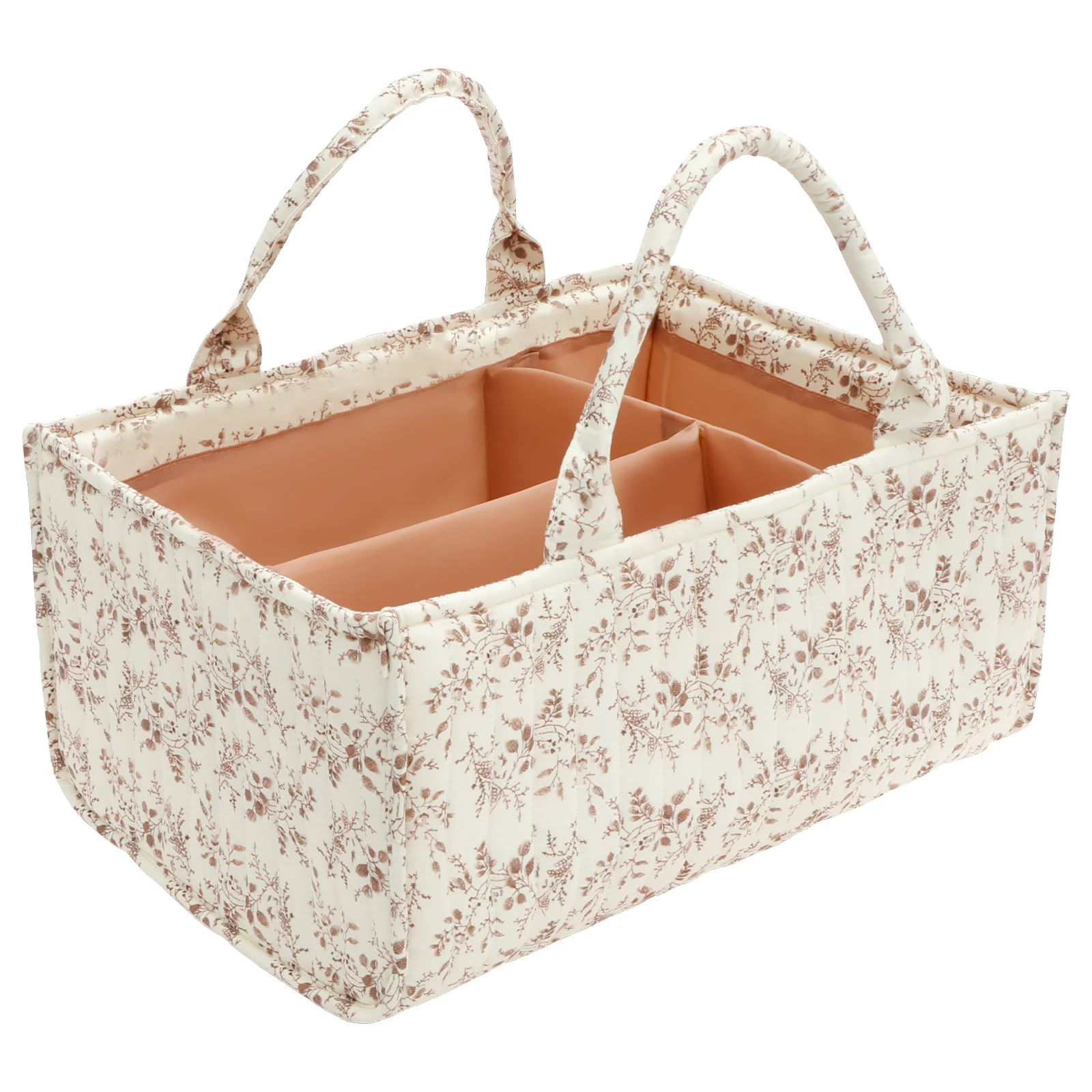 Floral Diaper Caddy Organizer  - Baby Nursery Organization Ideas ulasan dan harga