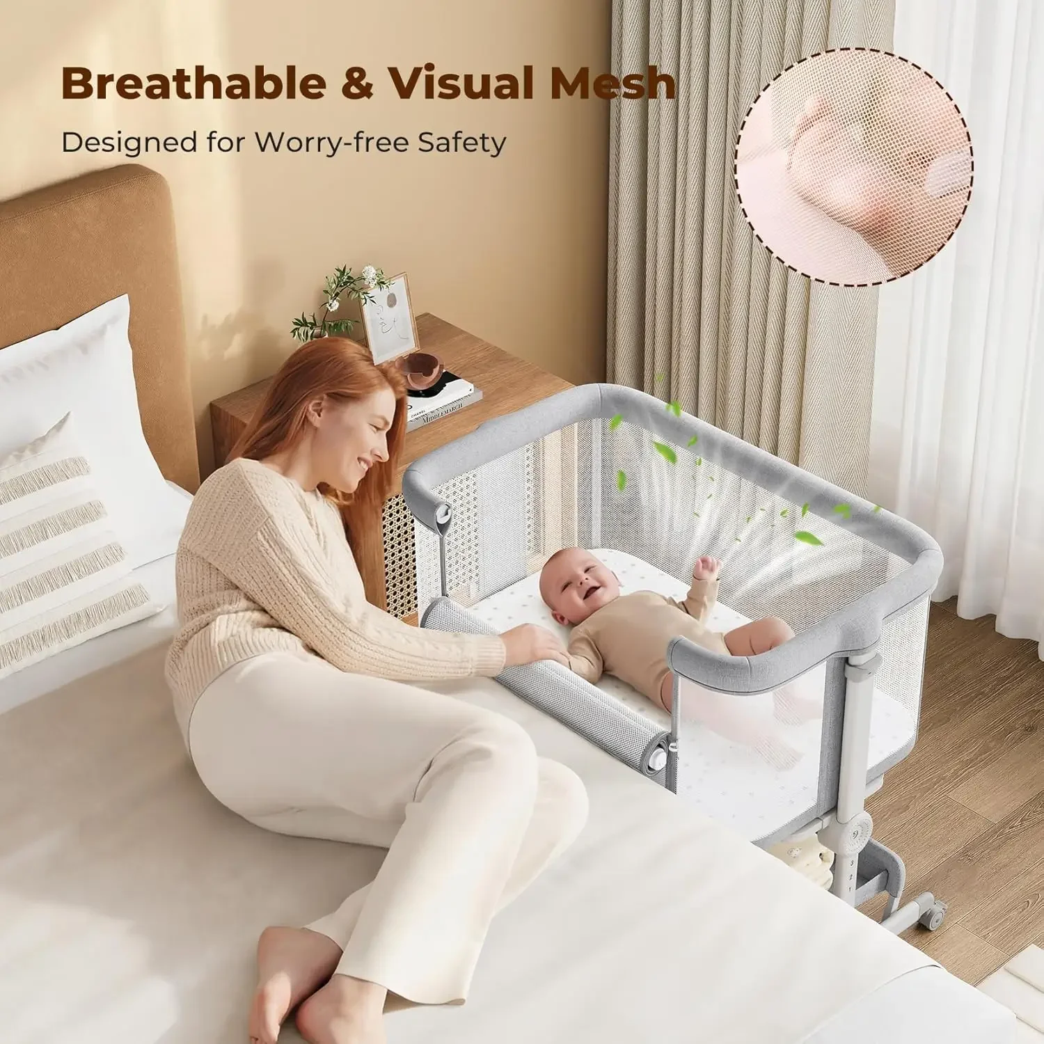 Baby Bassinets Bedside Sleeper - Bassinet Bedside Sleeper ulasan dan harga