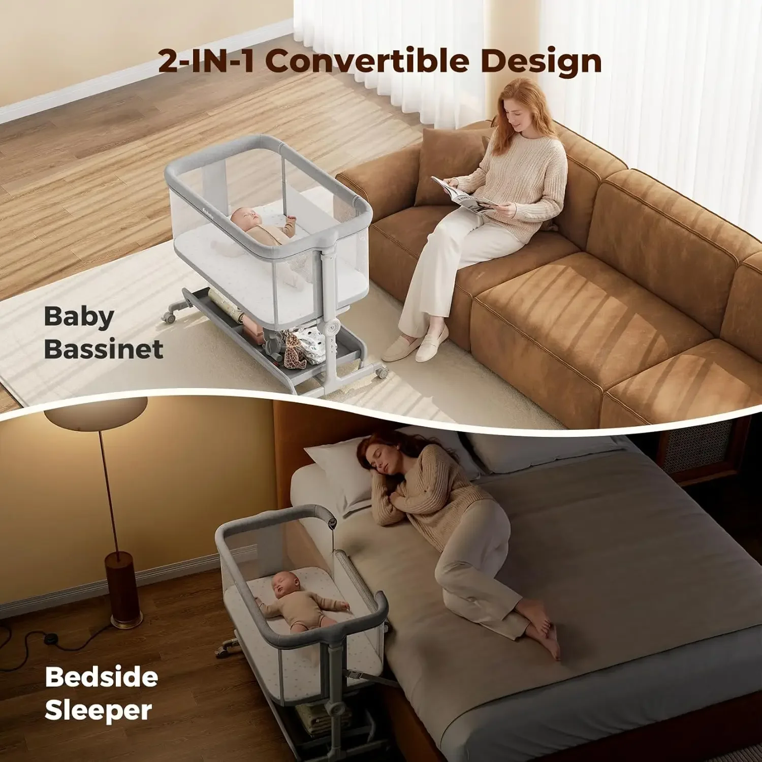 Baby Bassinets Bedside Sleeper - Bassinet Bedside Sleeper ulasan dan harga
