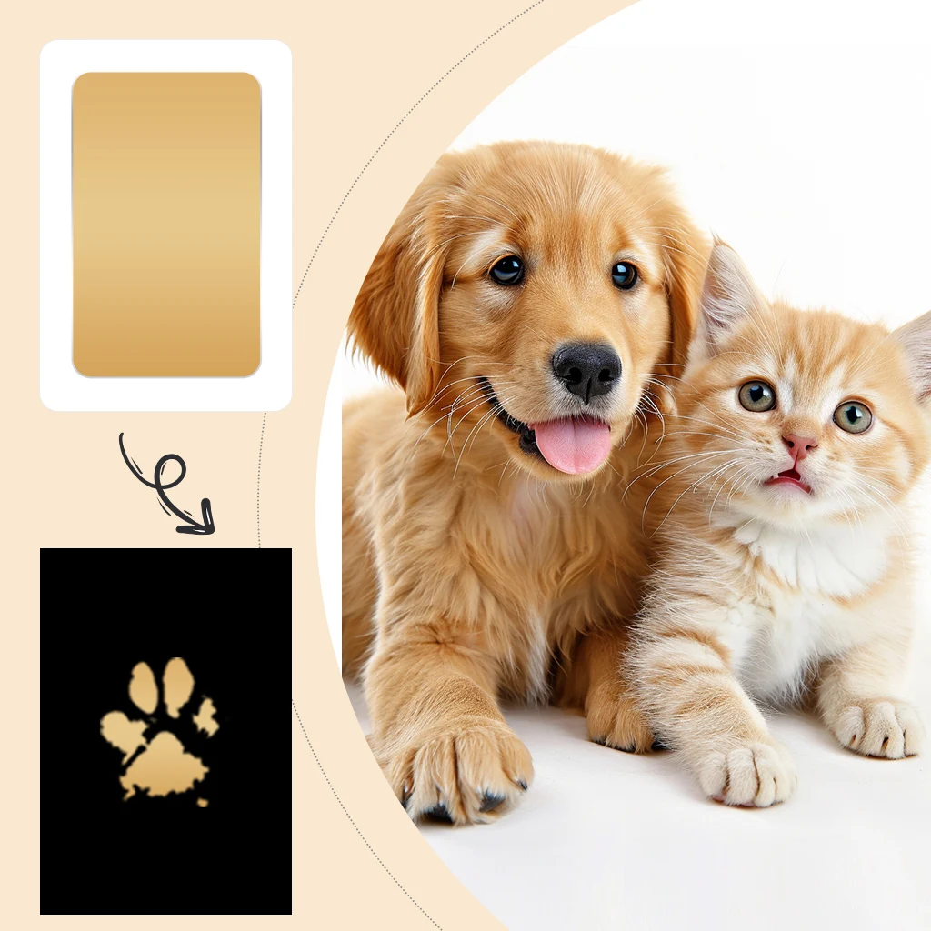 1/2PCS Pet Handprint Footprint - Footprint Ink Kit ulasan dan harga