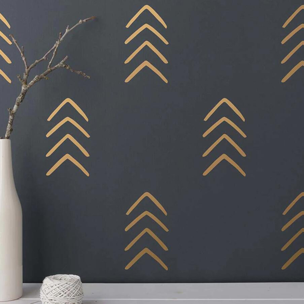 28Pcs Geometric Unique Arrow W - Baby Nursery Vinyl Wall Stickers ulasan dan harga