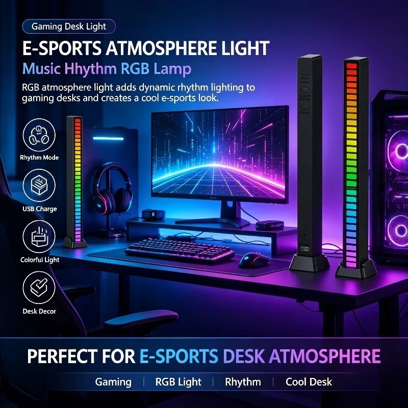RGB Desk Lamp Music Sync Gamin - Baby Nursery Music ulasan dan harga
