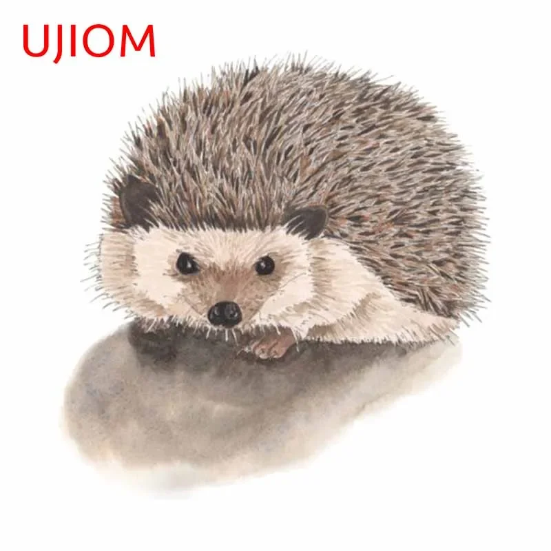 UJIOM 13cm Funny Hedgehog Cute - Baby Nursery Vinyl Wall Stickers ulasan dan harga