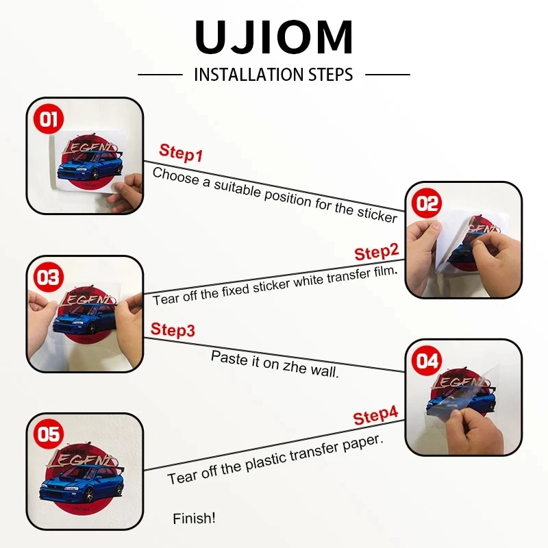 UJIOM 13cm Funny Hedgehog Cute - Baby Nursery Vinyl Wall Stickers ulasan dan harga