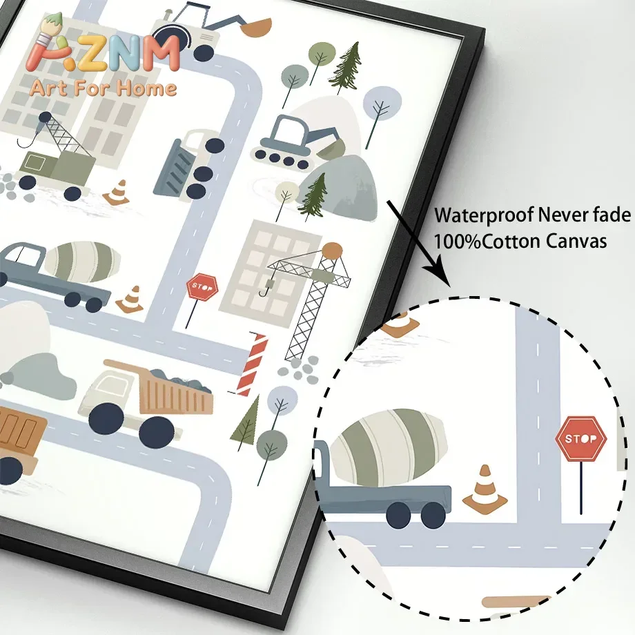 Tractor Truck Excavator Bulldo - Baby Nursery Quotes Wall Art ulasan dan harga