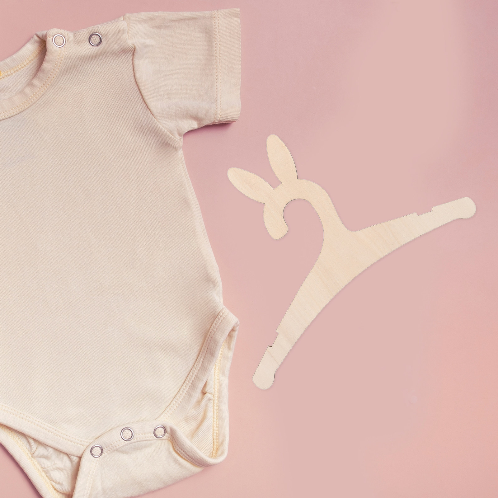 Wooden Baby Clothes Hangers 5  - Baby Nursery Room ulasan dan harga