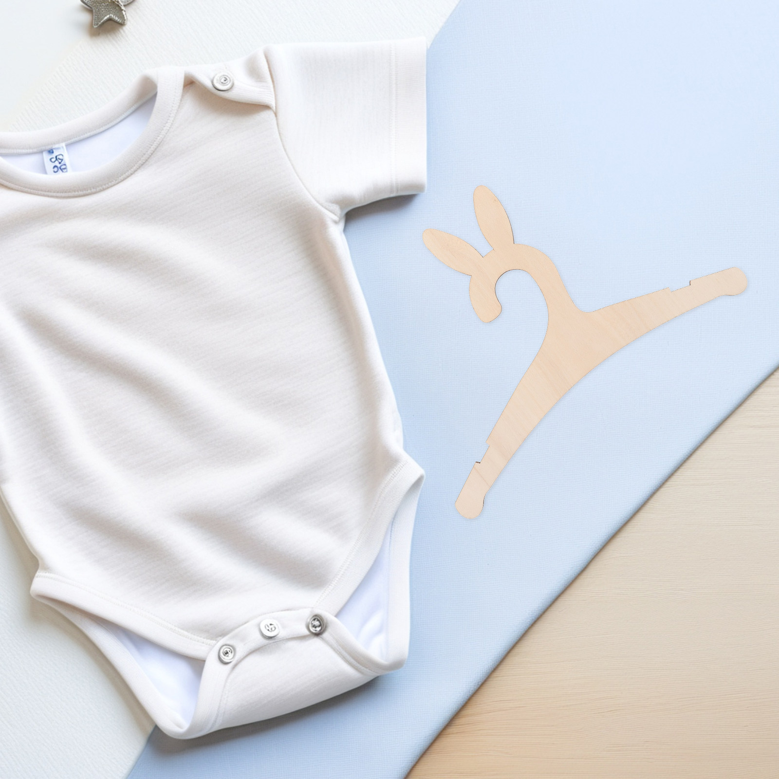 Wooden Baby Clothes Hangers 5  - Baby Nursery Room ulasan dan harga