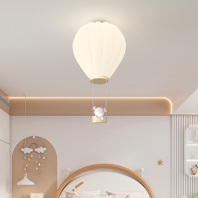 Cream Style Children's Room Ce - Baby Nursery Hot Air Balloon ulasan dan harga