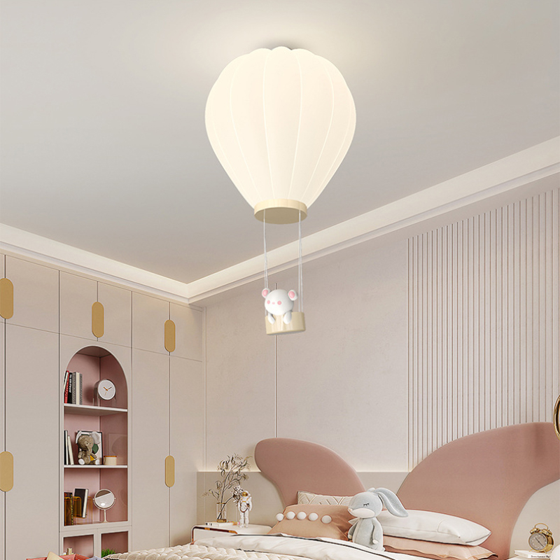 Cream Style Children's Room Ce - Baby Nursery Hot Air Balloon ulasan dan harga