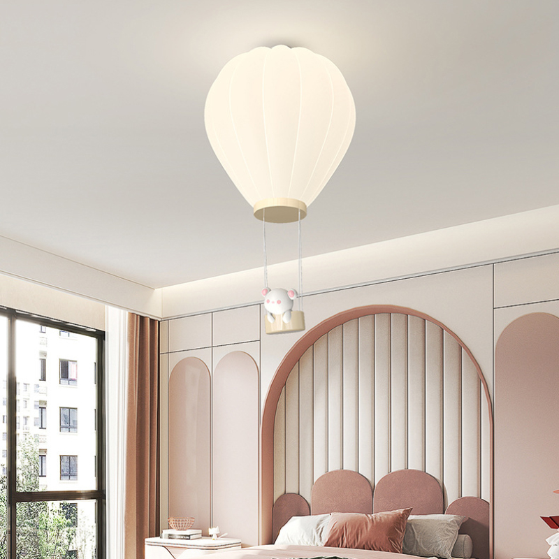 Cream Style Children's Room Ce - Baby Nursery Hot Air Balloon ulasan dan harga