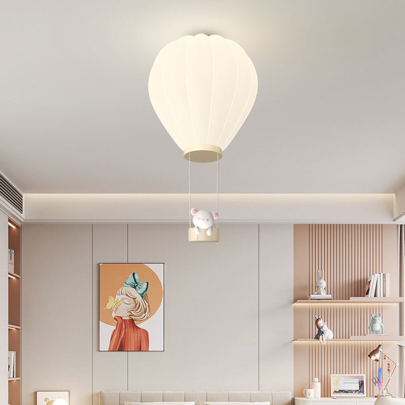 Cream Style Children's Room Ce - Baby Nursery Hot Air Balloon ulasan dan harga